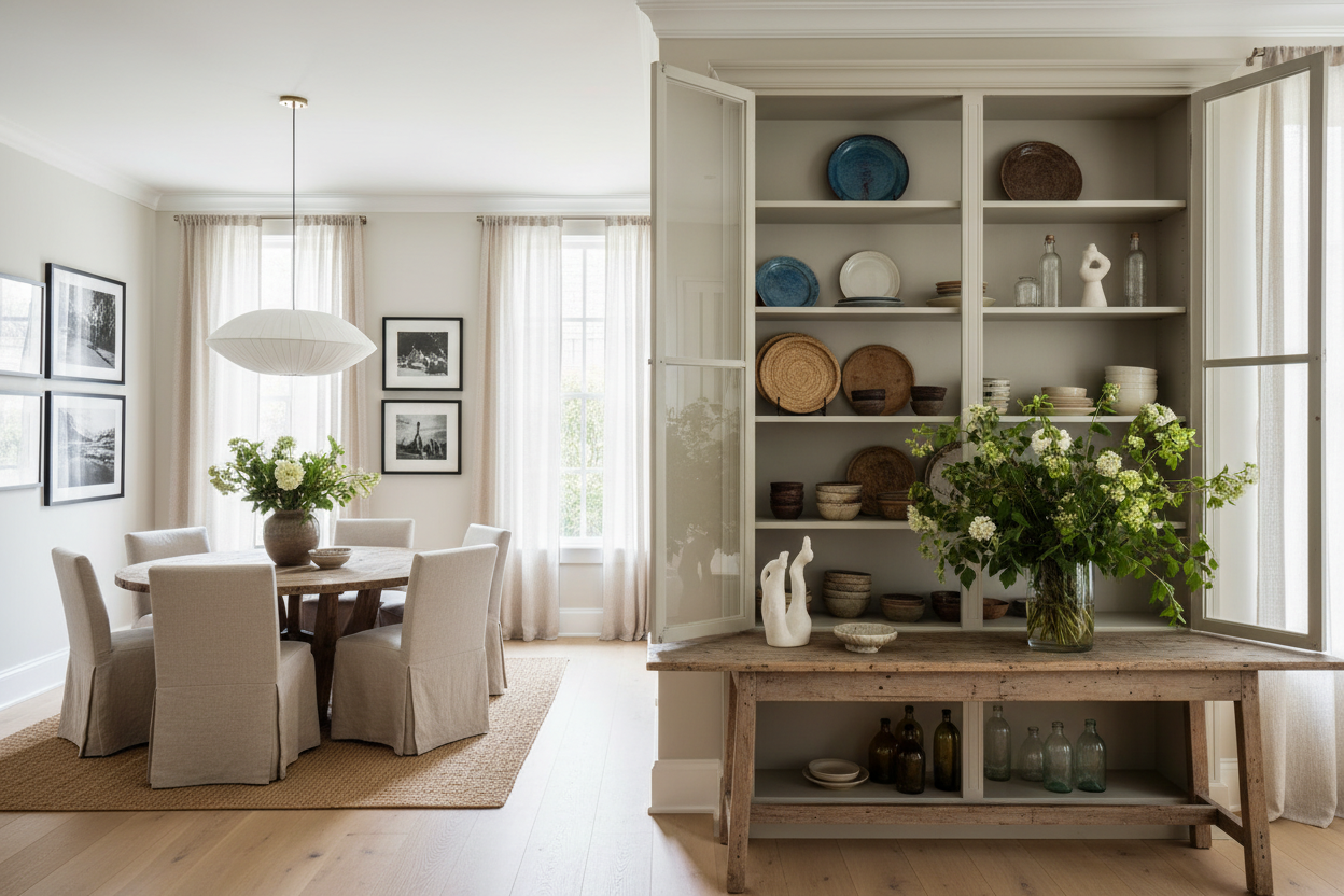 China Cabinet — The Display Mistake That's Actually Making Your Dining Room Feel Formal
