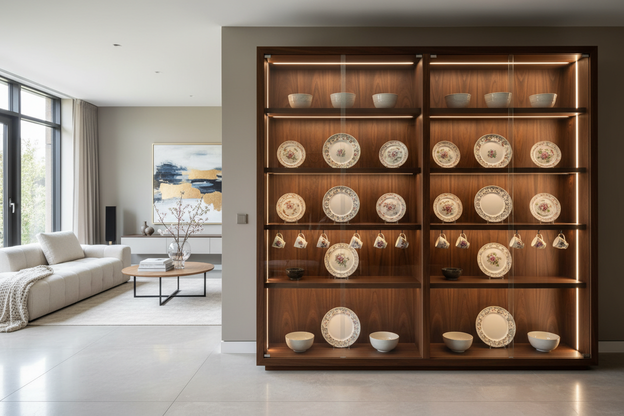 How to Display China in a China Cabinet — The Modern Mistake That's Actually Hiding Your Best Pieces