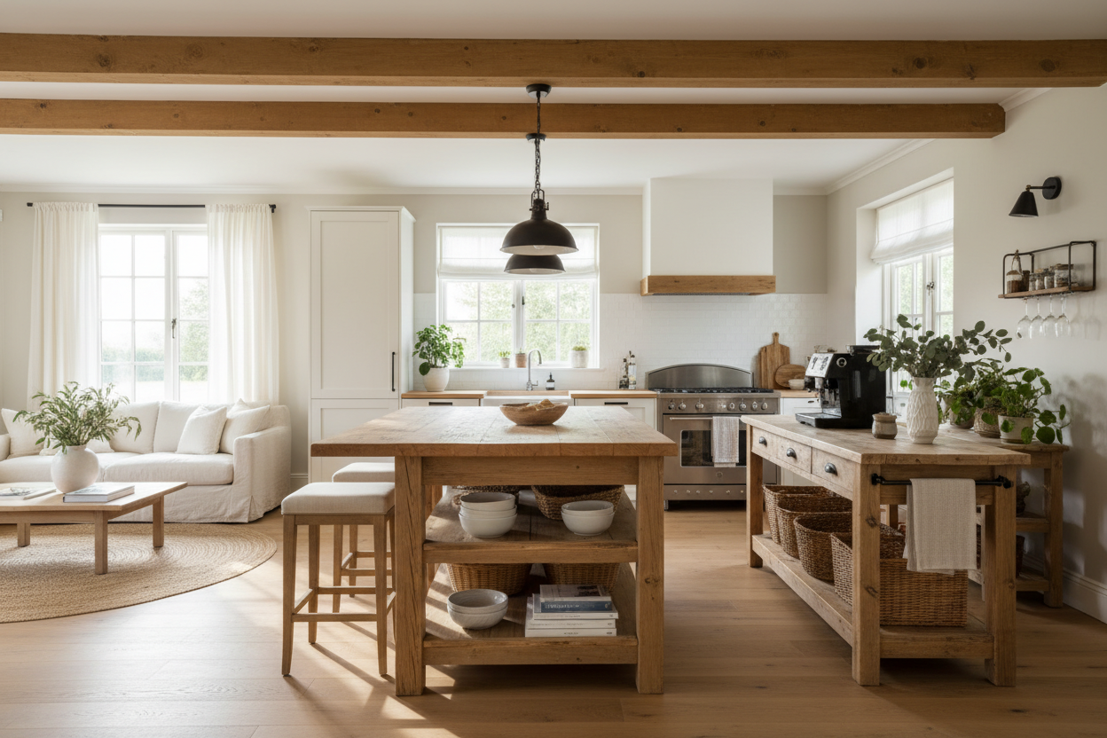 Why a Pine Kitchen Island is the Antidote to Sterile Kitchens