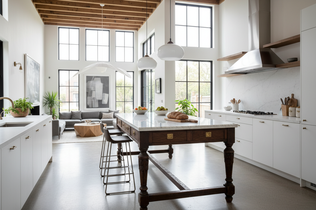 Can You Put a Victorian Kitchen Island in a Modern House?
