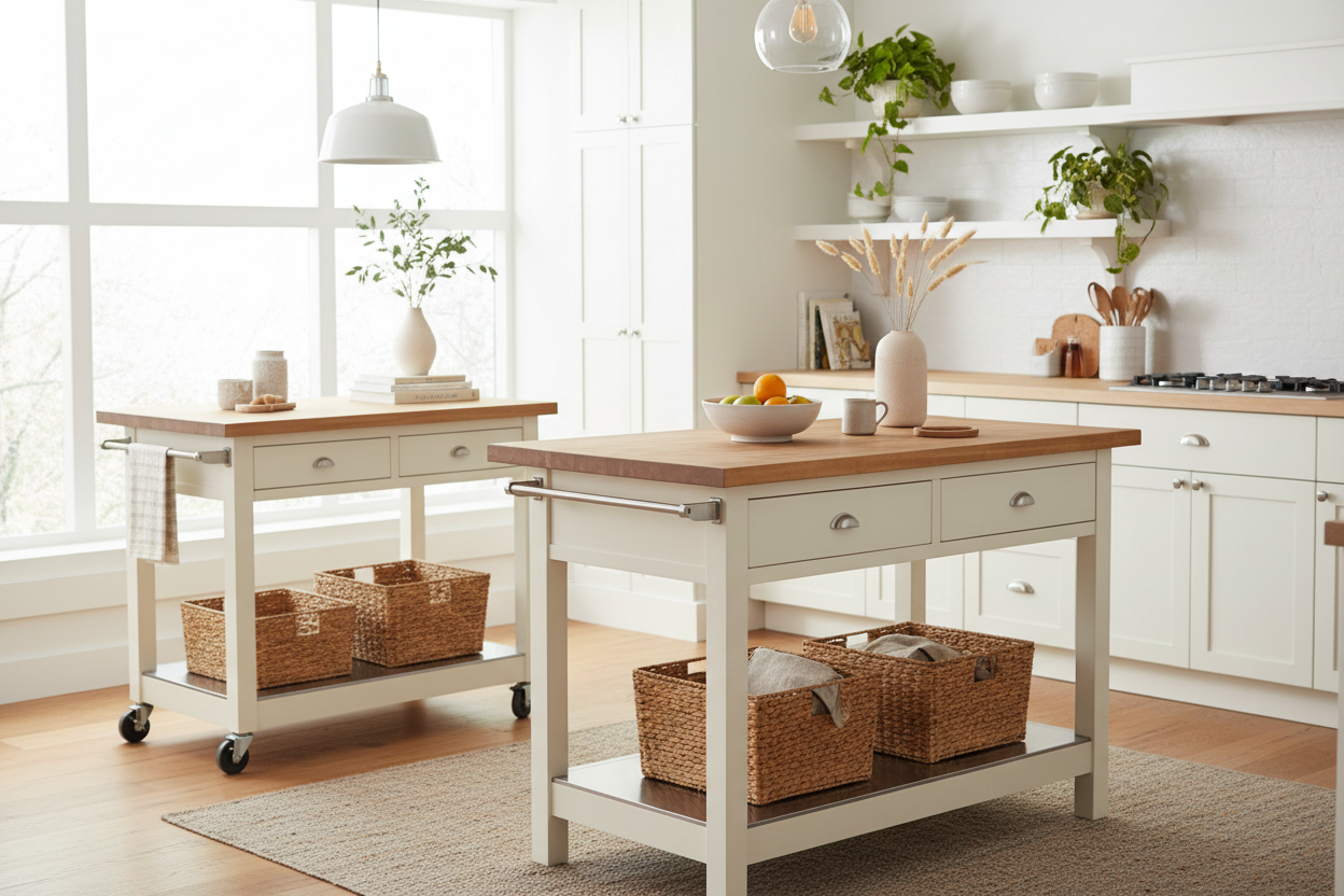 How the Bainport Kitchen Island Saved My Rental Kitchen