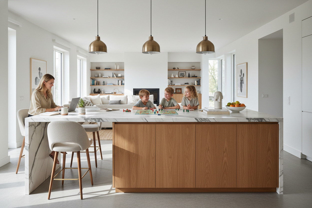 The Best Kitchen Island Uses Have Nothing to Do With Cooking