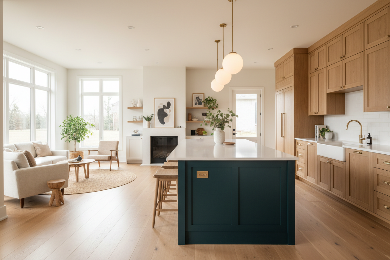 Why a Teal Kitchen Island Is the Easiest Color Risk You'll Ever Take