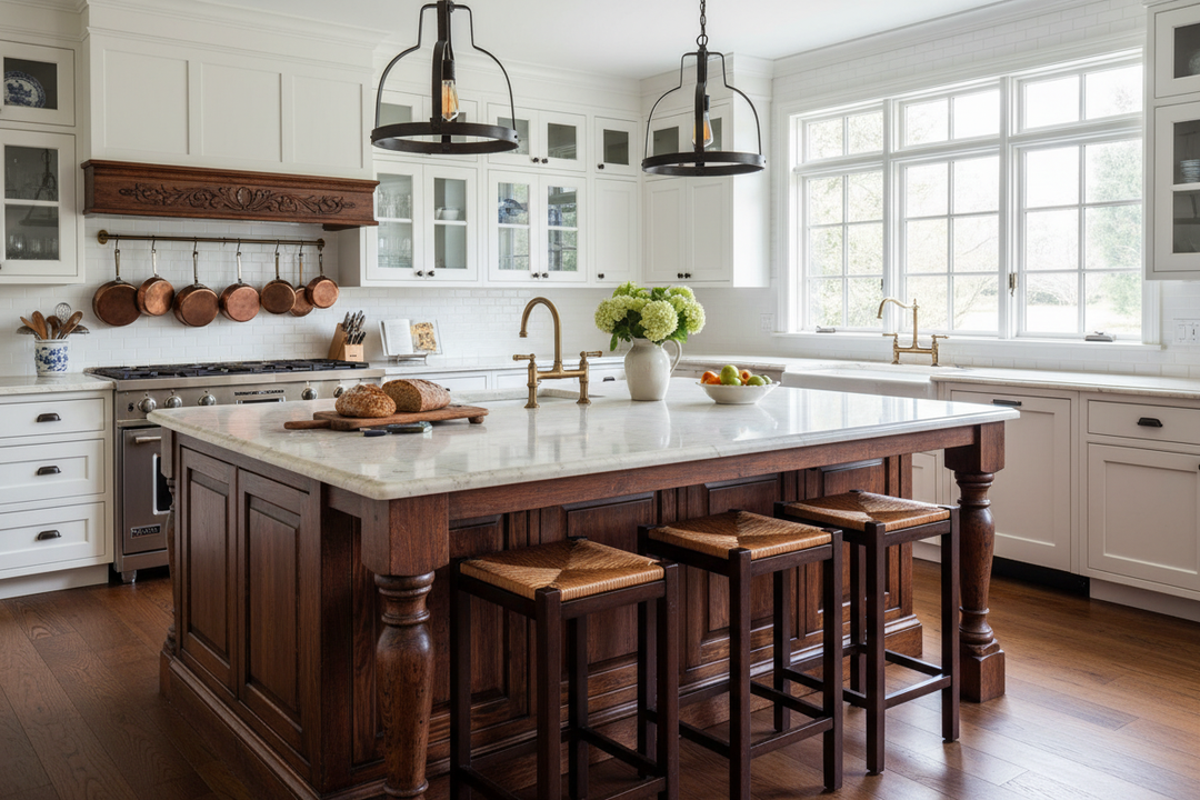 Why I Stopped Trying to Modernize My Traditional Kitchen Island