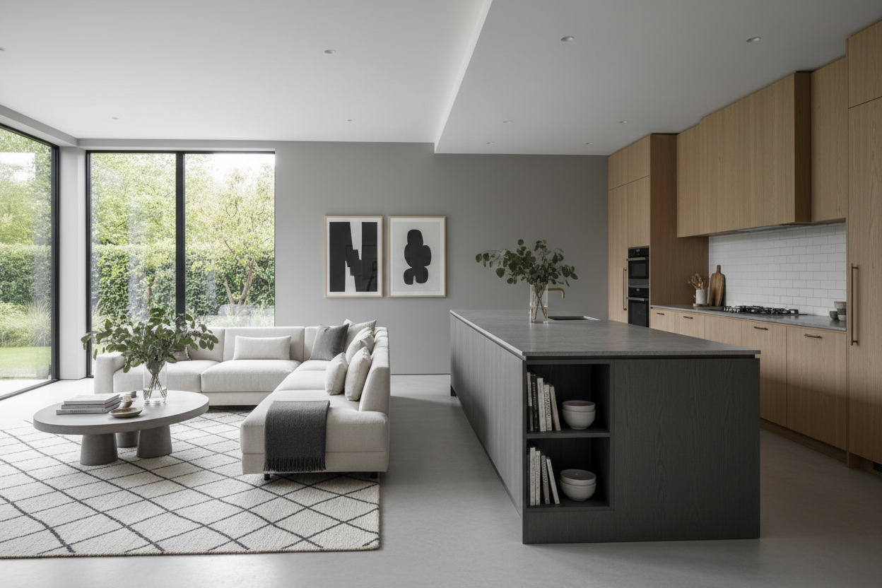 I Chose a Charcoal Kitchen Island Over Black, and It Changed Everything