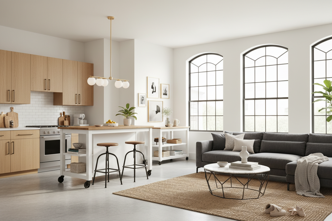 How a Twin Star Home Kitchen Island Saved My Awkward Layout