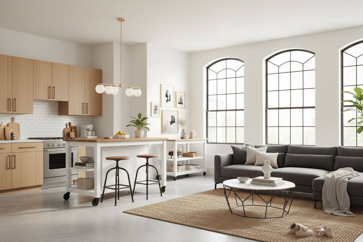 How a Twin Star Home Kitchen Island Saved My Awkward Layout