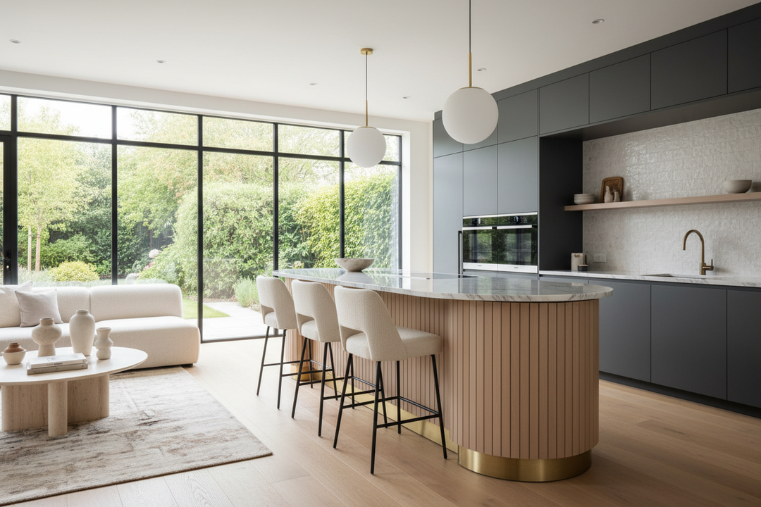 We Need to Talk About the Half Round Kitchen Island