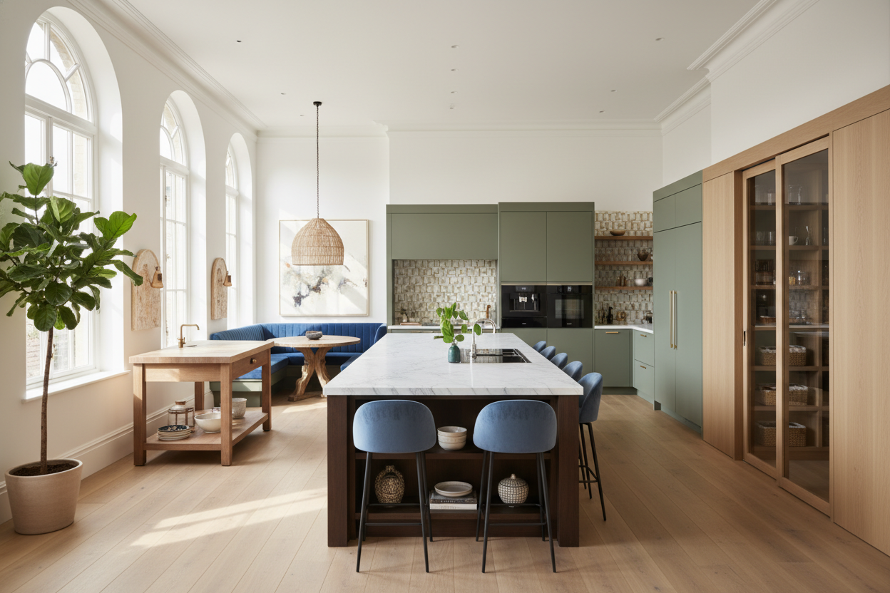 5 Big Kitchen Layout Ideas That Cure the Dreaded 'Roller Rink' Vibe