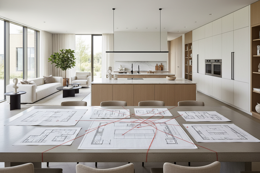 Why Kitchen Floor Plans With Large Island Always Create a Traffic Jam
