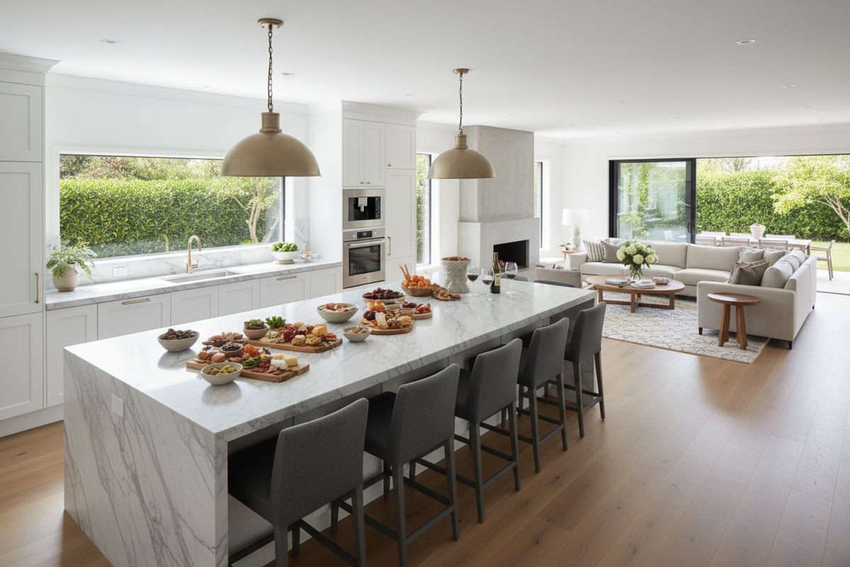 Is an L Island Actually Better for Hosting Dinner Parties?