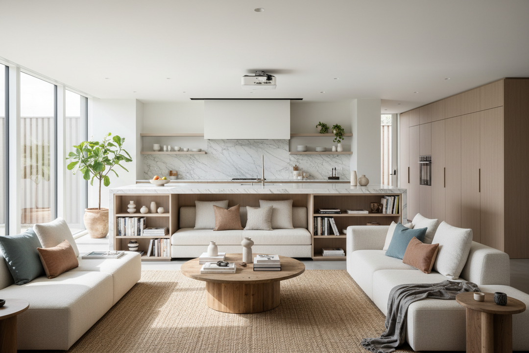 Why Most Island Living Room Decorating Ideas Ignore the Mess