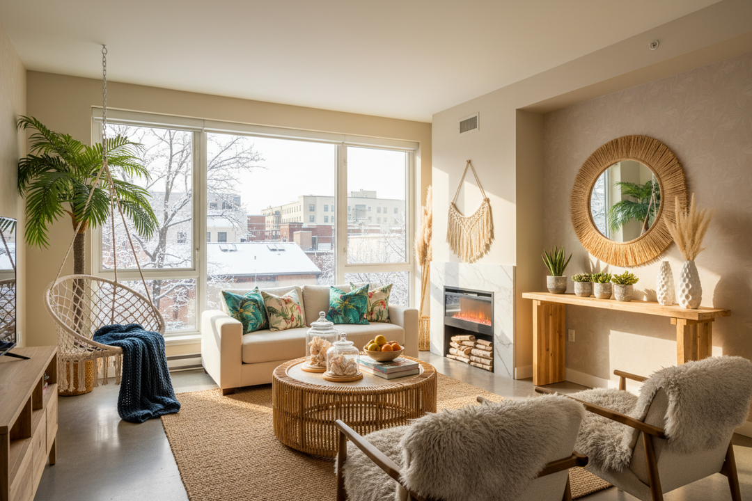 How I Pulled Off Island Style Design in a Freezing City