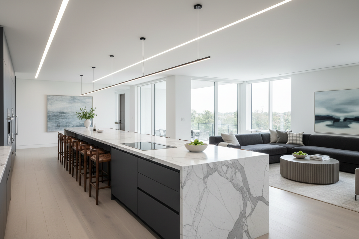 Why a Kitchen With Long Island Often Feels Like a Runway