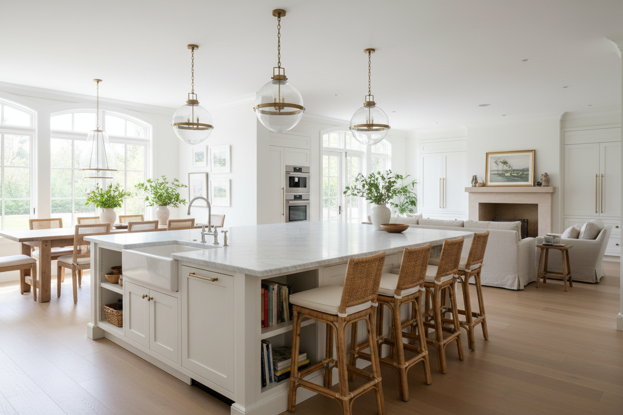 The Truth About the Massive Kitchen Islands CT Homes Always Have