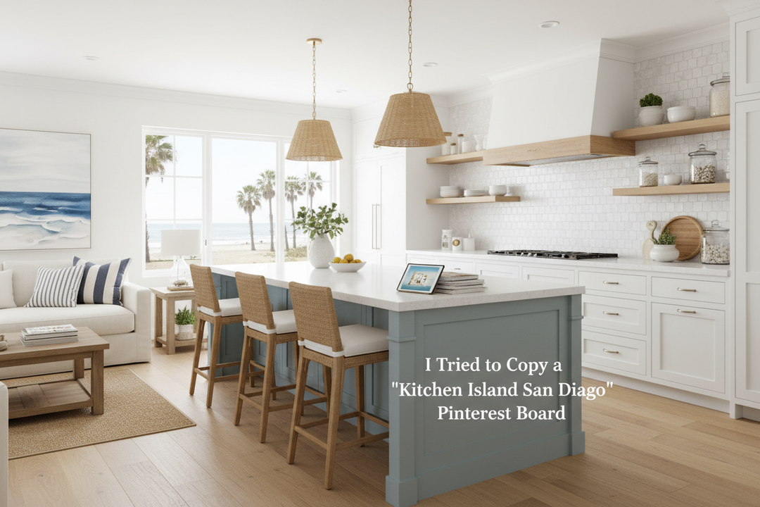 I Tried to Copy a 'Kitchen Island San Diego' Pinterest Board
