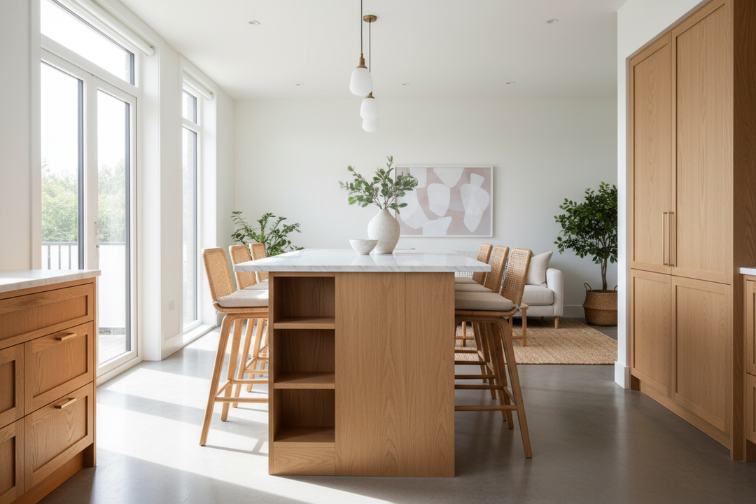 Where Do the Knees Go? My Kitchen Island With Seating for 4 Drama