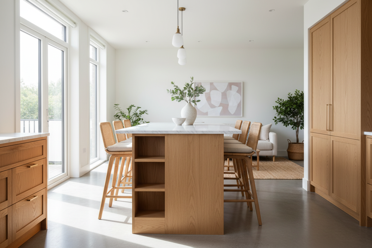 Where Do the Knees Go? My Kitchen Island With Seating for 4 Drama