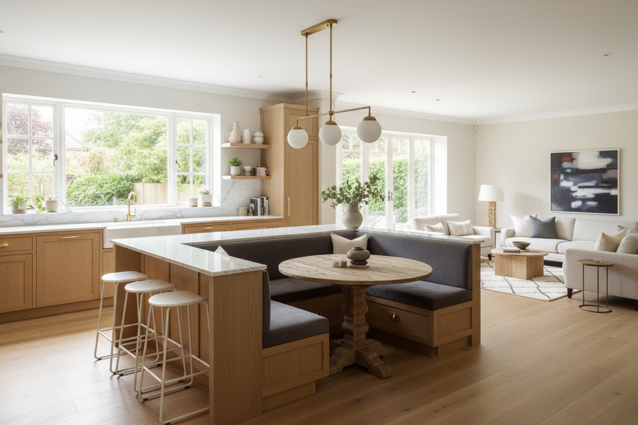 I Added Kitchen Island Booth Seating (And Have One Major Regret)