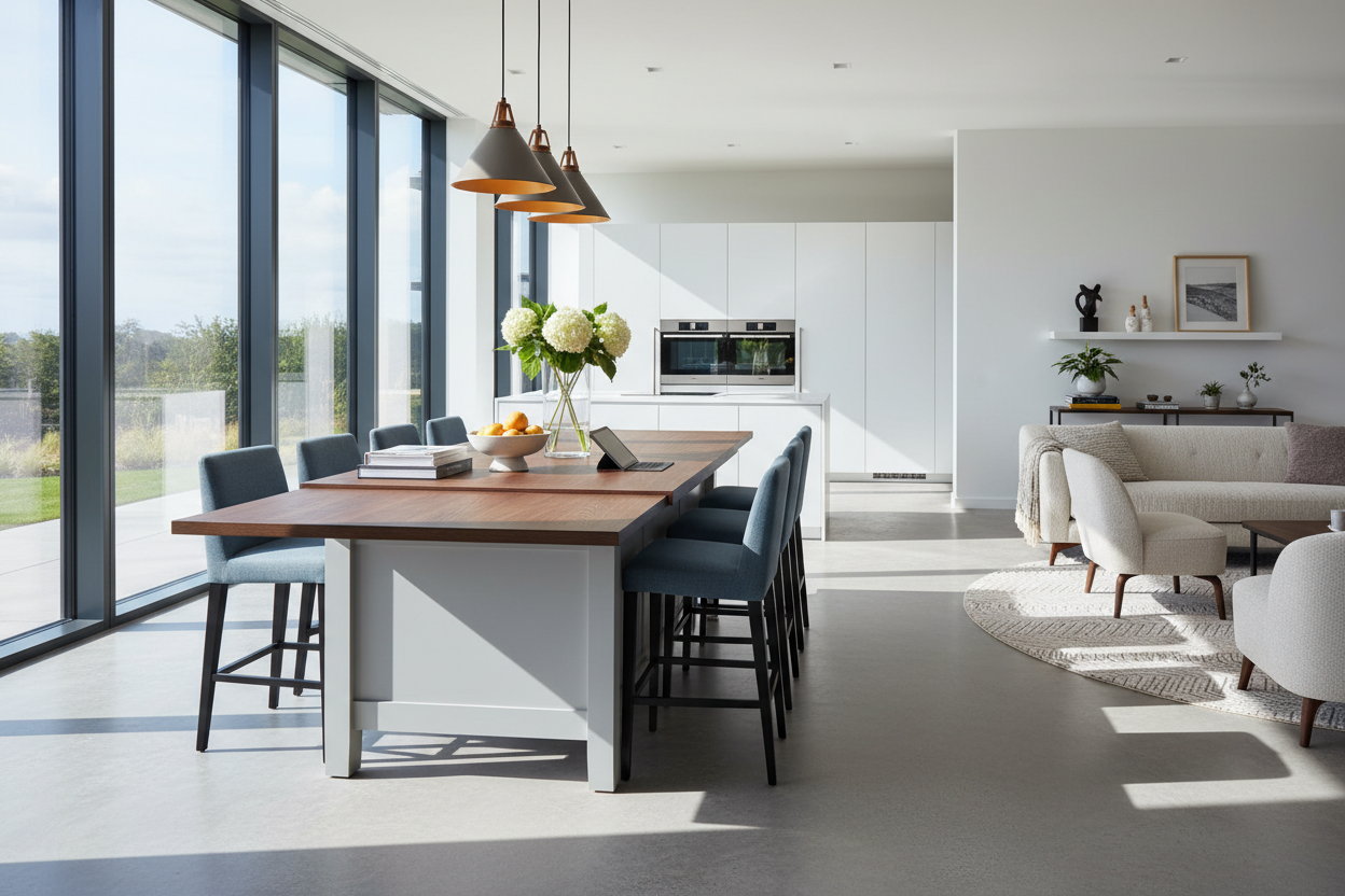 I Tested the Heather Two Tone Extendable Island Table for 30 Days