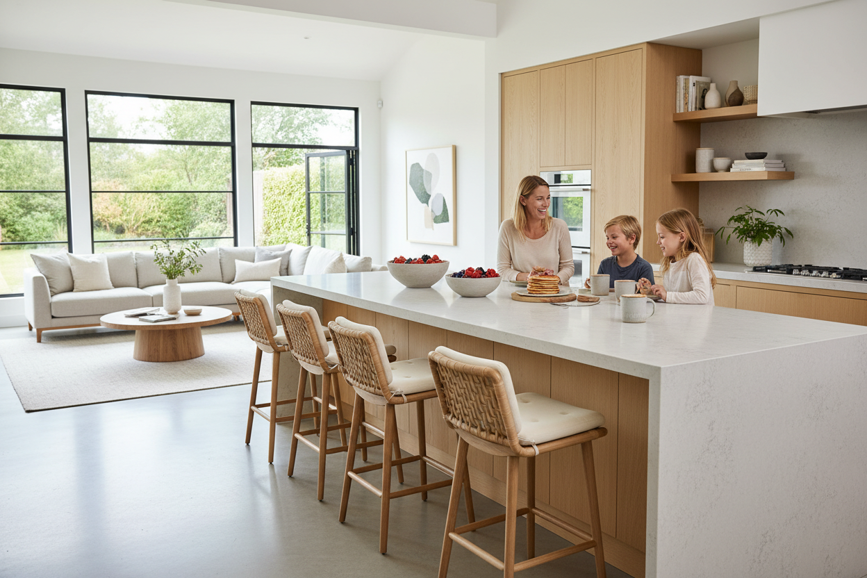 Is an Eat In Kitchen Bar Actually Comfortable for Family Meals?