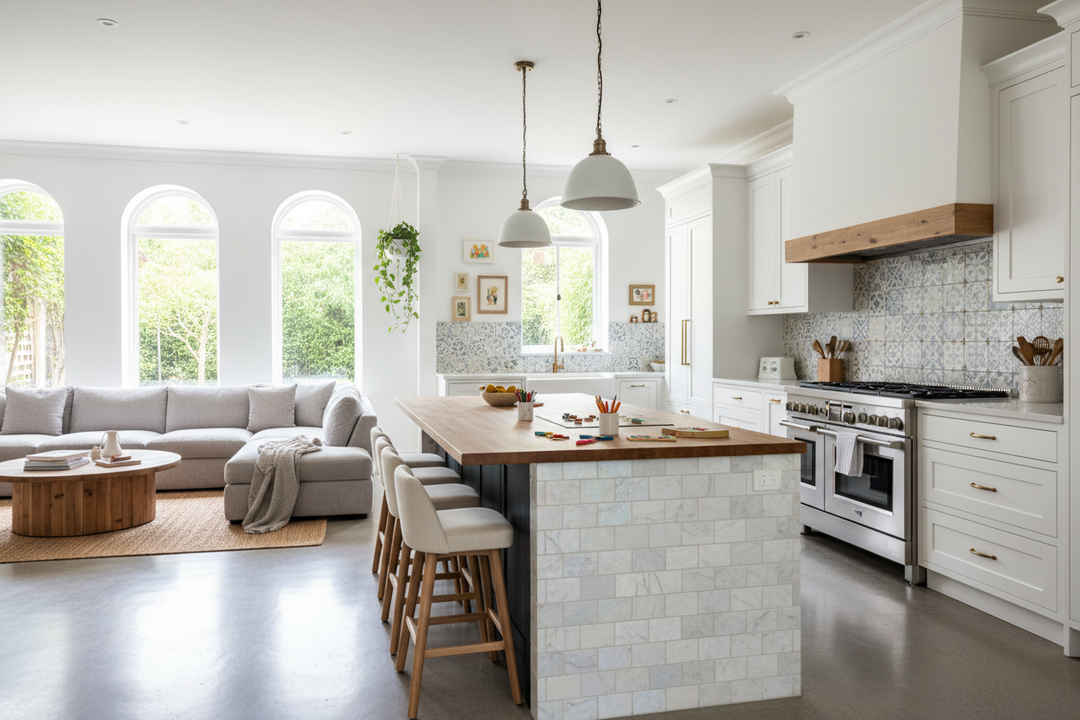 Wait, Are We Putting a Backsplash on Kitchen Island Panels Now?