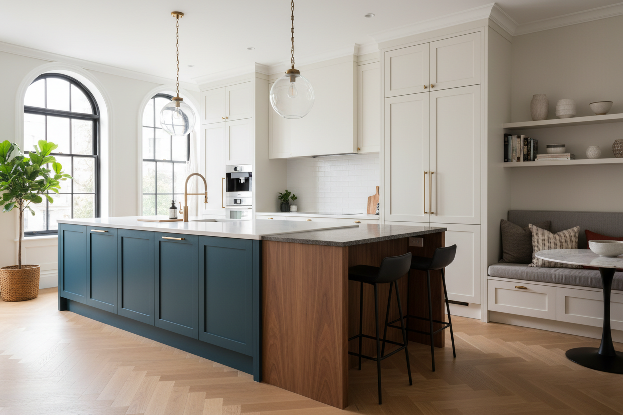Why I'll Never Regret a Kitchen With Different Colored Island