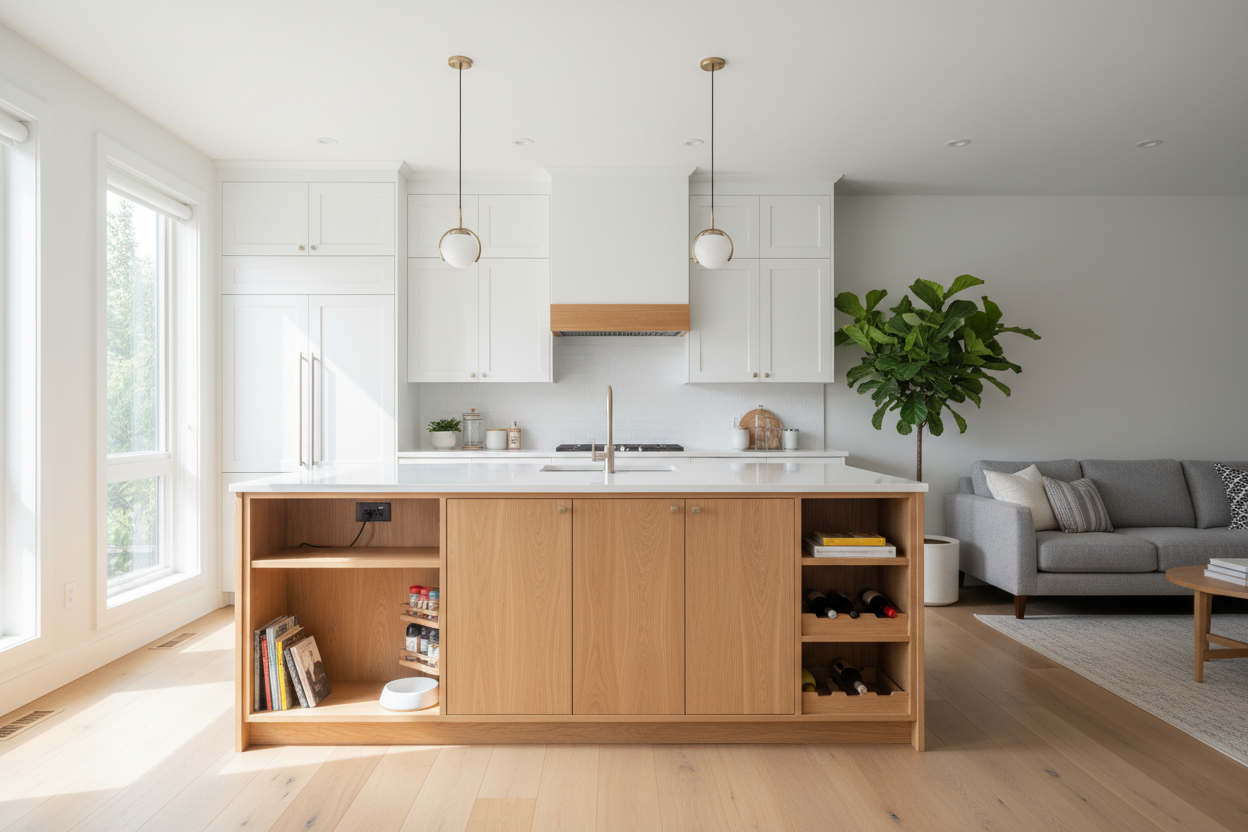 Your Blank Side Panel Is Wasted: End of Kitchen Island Ideas