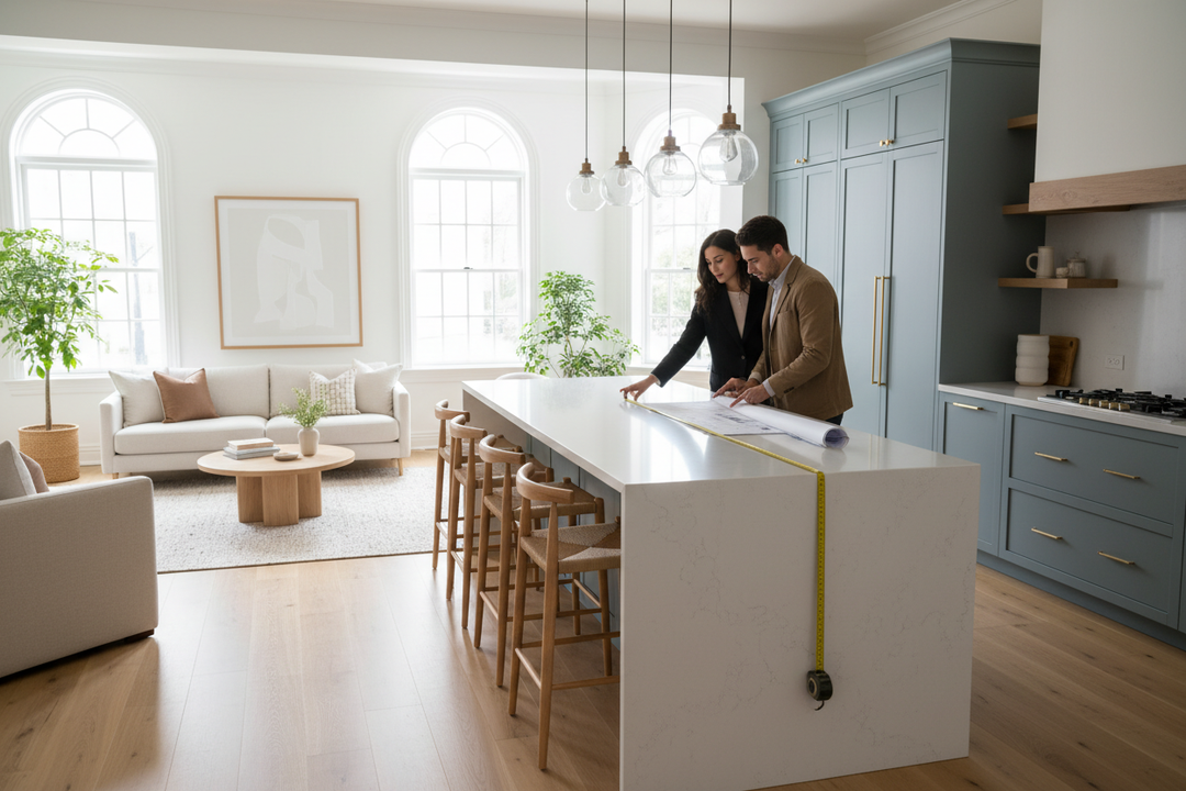 Before You Cut: Finding the Right Counter Overhang for Island Seating