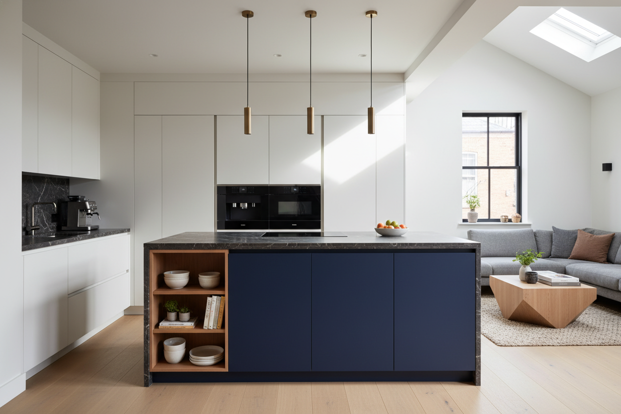 Why I Happily Ditched Seating for a Kitchen Island No Overhang