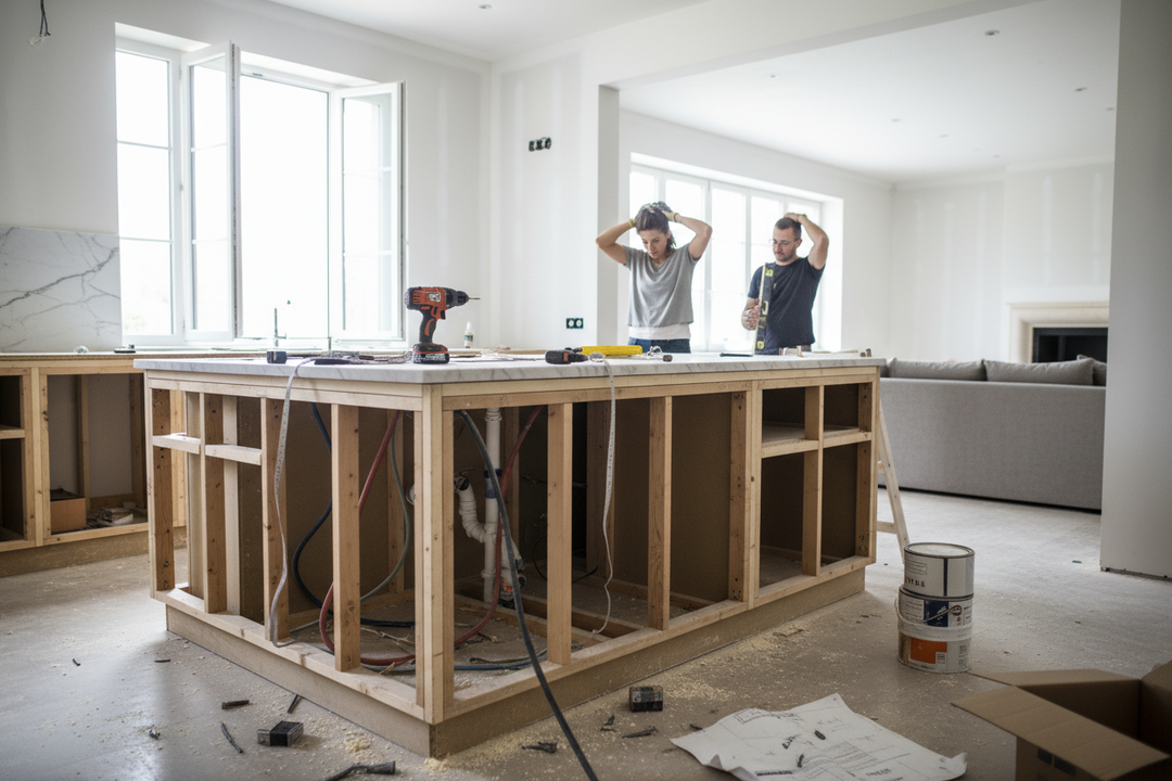 The 3 Mistakes I Made Trying to Install Island in Kitchen