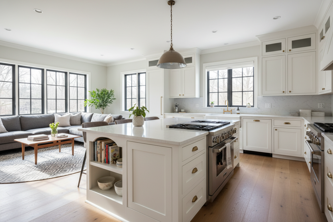 How to Build a Kitchen Island With Slide in Range (Without Crying)