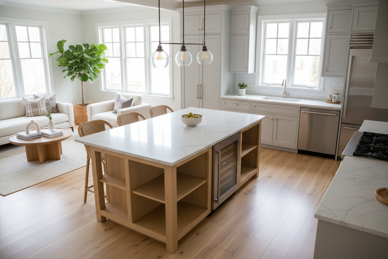Stop Gutting Your Cabinets: Try a Kitchen Island Remodel First