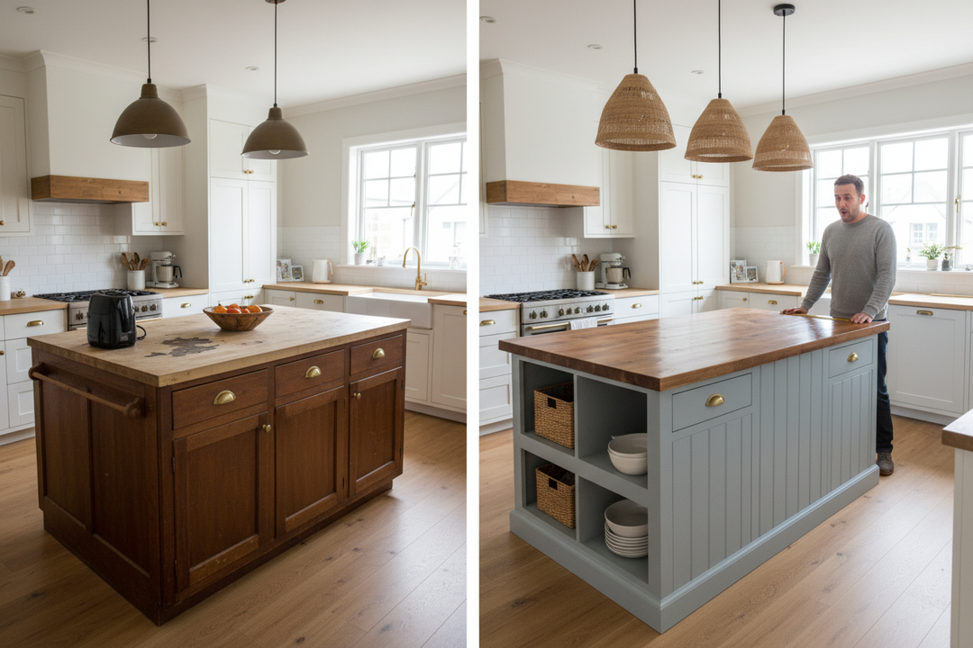 My $200 Kitchen Island Makeover Fooled My Contractor