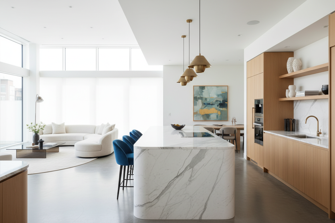 Are Curved Kitchen Island Designs Actually Better for Traffic Flow?