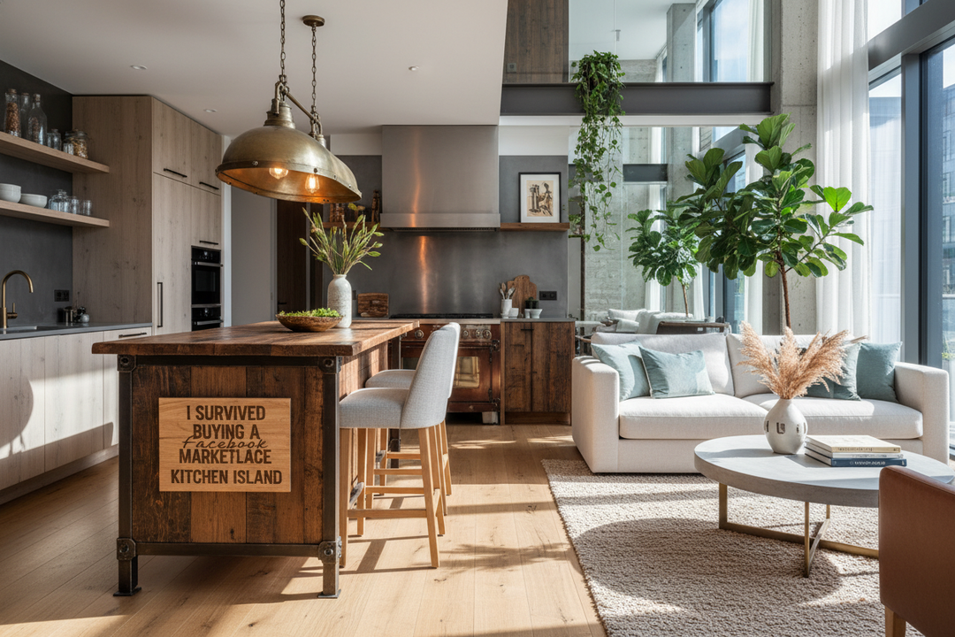 I Survived Buying a Facebook Marketplace Kitchen Island