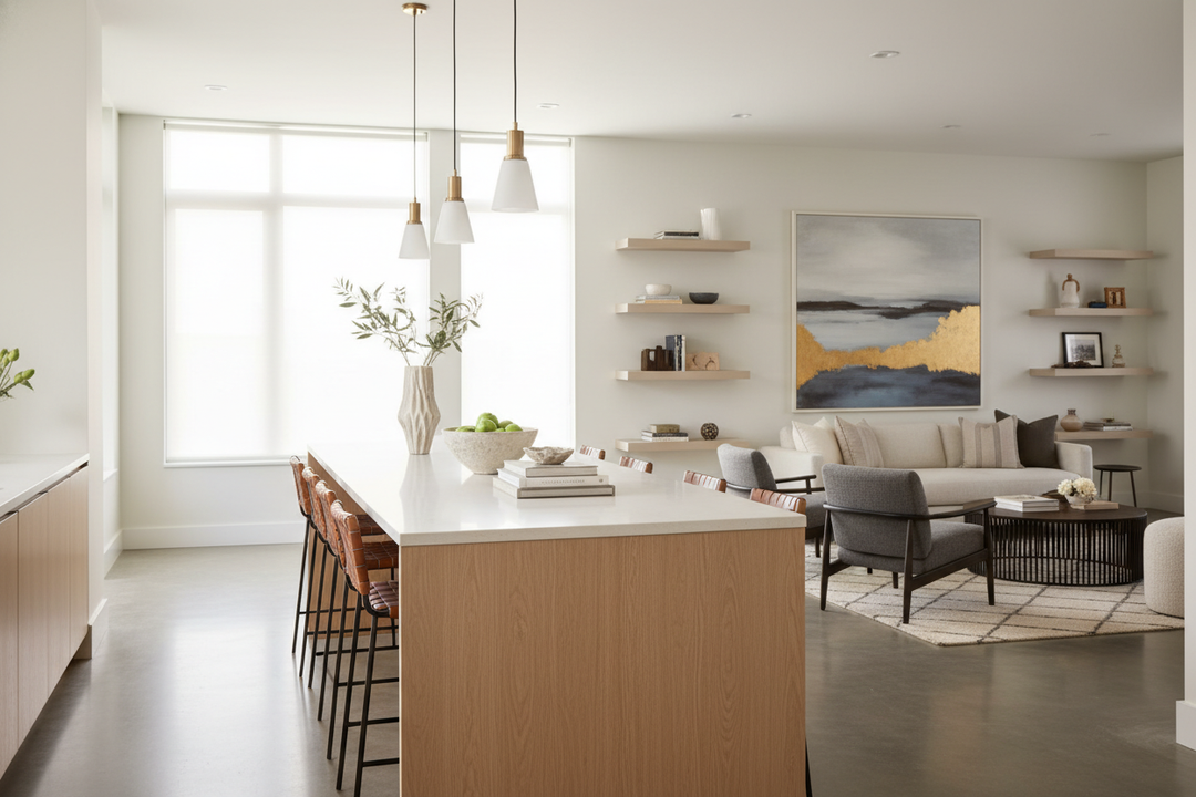 Stop Blocking the Walkway: Try a Long Narrow Kitchen Island Table