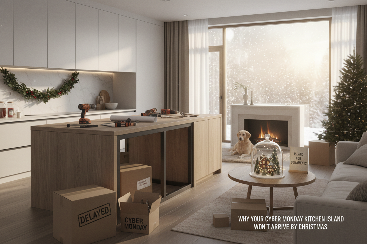 Why Your Cyber Monday Kitchen Island Won't Arrive by Christmas