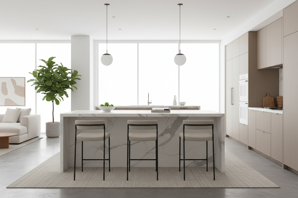 Can You Actually Fit 3 Stools at a 60 Inch Kitchen Island?