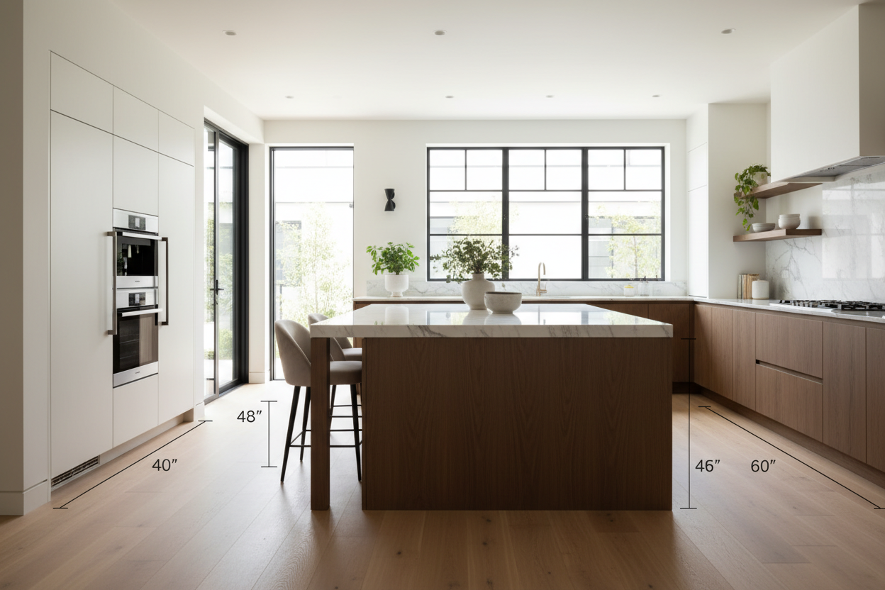 Do You Really Know How Much Clearance Around a Kitchen Island You Need?
