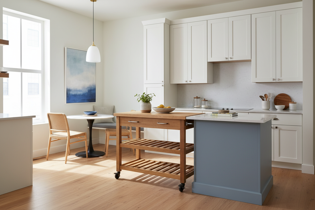 Stop Forcing an Island: Why You Need a 48-Inch Kitchen Cart