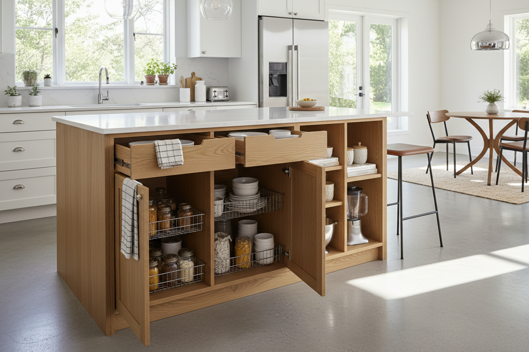 What Can You Actually Fit Inside a 60 Inch Island Cabinet?