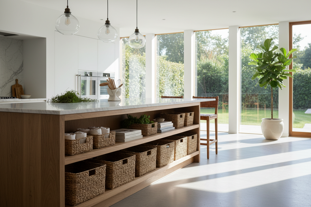 The Only Baskets for Kitchen Island Shelves Worth Buying