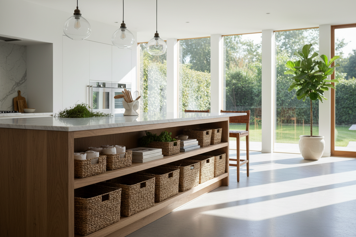 The Only Baskets for Kitchen Island Shelves Worth Buying