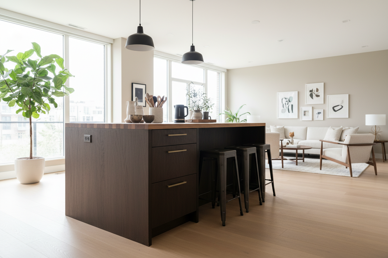 Your Kitchen Cabinet Design With Island Feels Clunky (Here's Why)