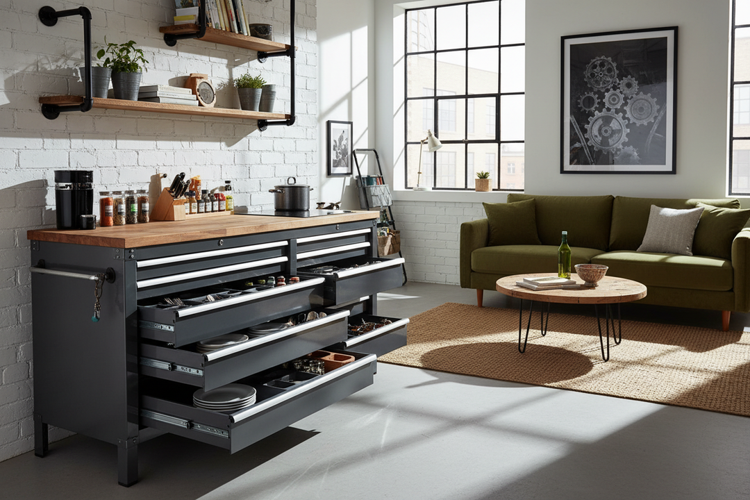 I Tried a Tool Box as Kitchen Island (And It's Indestructible)