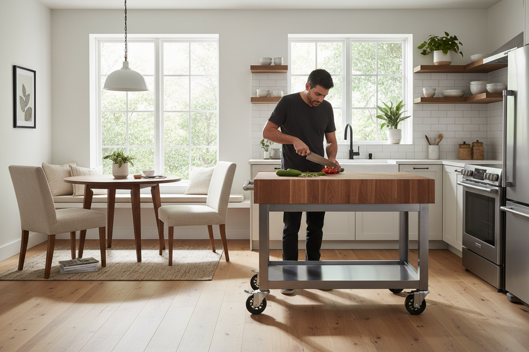 Is a Rolling Butcher Block Cart Sturdy Enough for Serious Chopping?