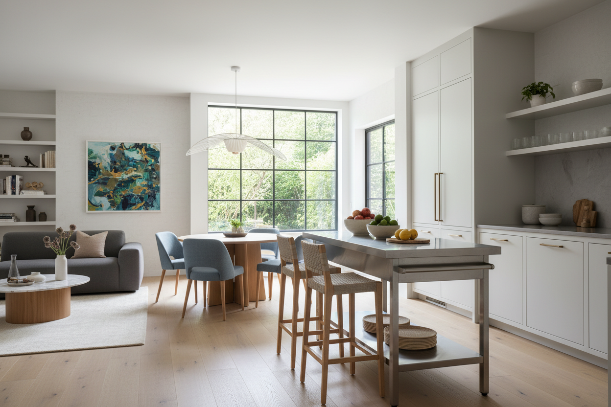 Is a Kitchen Cart Stainless Top Too 'Restaurant' For Home?