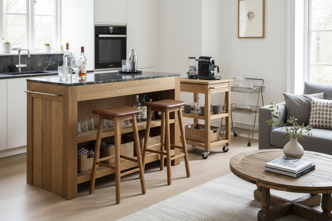 Stop Buying Flimsy Bar Carts — Get Wooden Kitchen Carts Instead