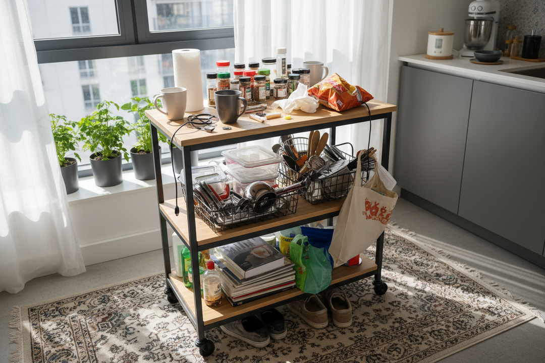Why Your Kitchen Cart on Wheels With Storage Looks Like a Mess